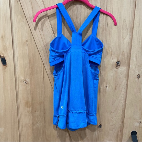 Lululemon Rest Less Tank Top Size 4 Cornflower - Picture 5 of 13